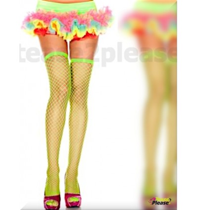 Diamond Net Thigh Highs (4 colours)