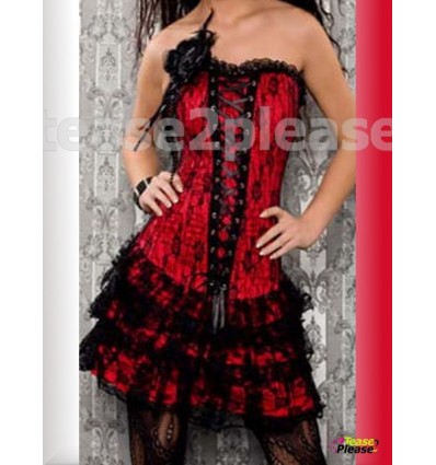 Embroided Lace Corset (6 colours)