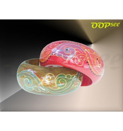 Swirl Bangle (10 colours)