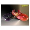 Gold Flower & Leaves Bangle (9 colours)