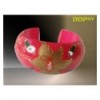 Gold Flower & Leaves Bangle (9 colours)