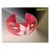 White Flower & Leaves Bangle (10 colours)
