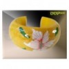 White Flower & Leaves Bangle (10 colours)