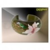White Flower & Leaves Bangle (10 colours)