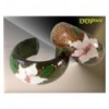 White Flower & Leaves Bangle (10 colours)