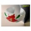 Red Flower & Leaves Bangle (7 colours)