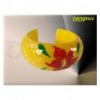 Red Flower & Leaves Bangle (7 colours)