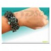 Silver flowers in a row Bracelet