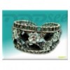 Silver-Grey Flowers on the Wall Bracelet