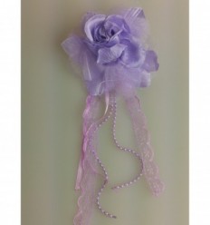 Purple Flower Clip