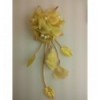 Moss Green Flower Clip