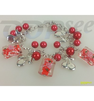 Yummy Cherries Bracelet