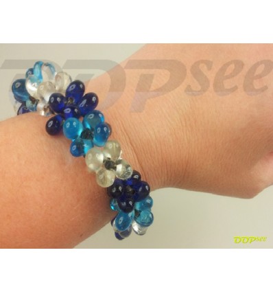 Flower Molecules Bracelet
