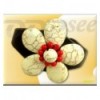 Leather Flower Bracelet (3 colours)