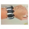 Black-Silver Rods Bracelet