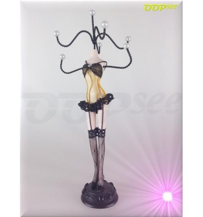 Yellow Corset Jewellery Doll