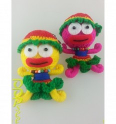 Reggae Dancer Key Chain