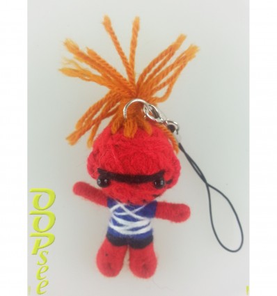 Punk Girl Key Chain