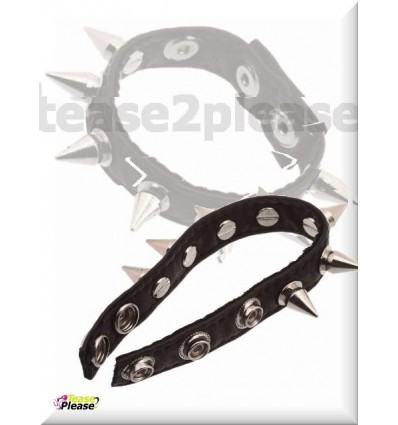 Spiked Leather cock strap