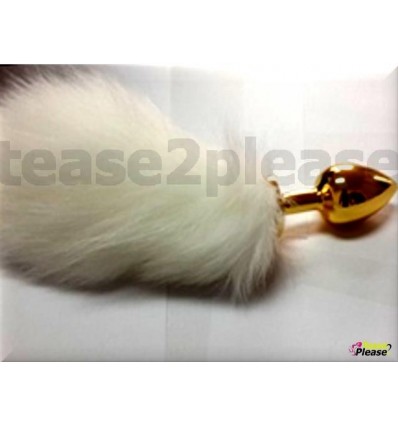 Golden Tail Bunny Butt Plug