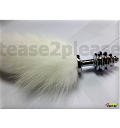 Twisted Silver Bunny Butt Plug