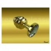 Gold Twisted Butt Plug