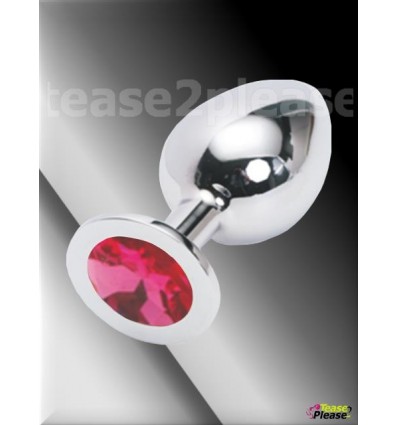 Silver Butt Plug - Large