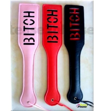 Bitch Leather Paddle