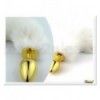 Golden Butt Plug with White tail