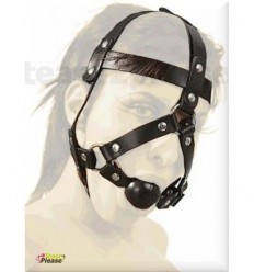 Head Harness with Soft Rubber Ball
