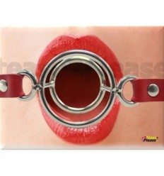 Uneven Metal Ring Gag