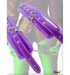 Purple Lined Wrist Restraints