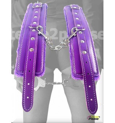 Purple Lined Wrist Restraints