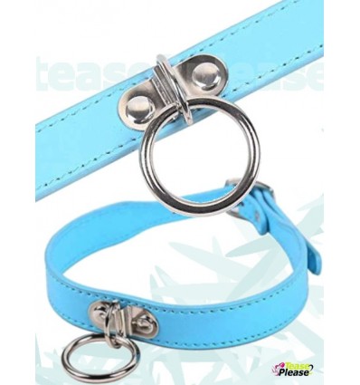 Blue neck collar