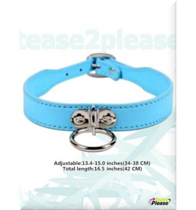 Blue neck collar