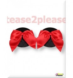 Sequin Pasties with Red bow