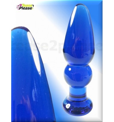 Blue Glass Plug
