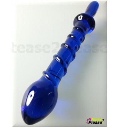 Blue Dangerous Glass Wand