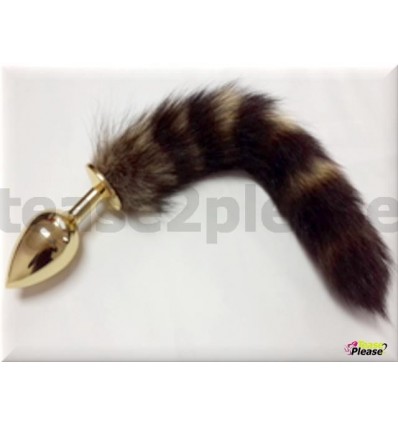 Golden Fox Tail Butplug