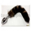 Silver Fox Tail Butplug