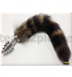 Twisted Silver Fox Tail