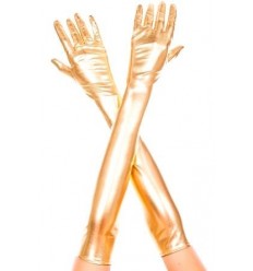 Extra Long Metallic Gloves (6 colours)
