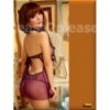 Violet Mesh Cheongsam