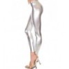 Metallic Footless Leggings