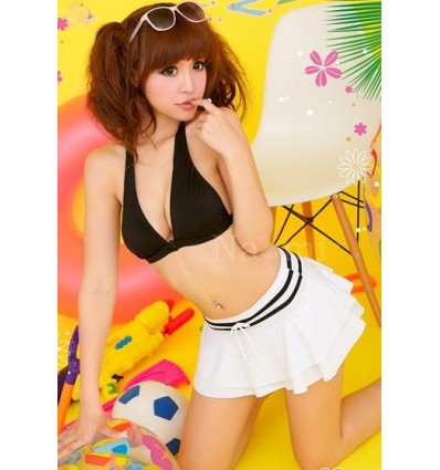 Navy Style Bikini Set